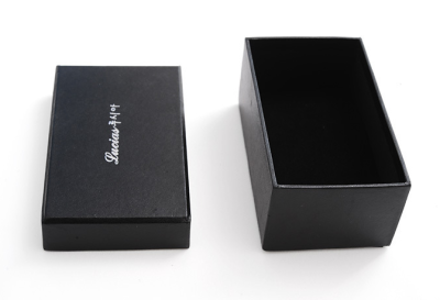 TIE BOX045  Printing Own design Fashion tie box  Custom made LOGO tie box tie box center back view